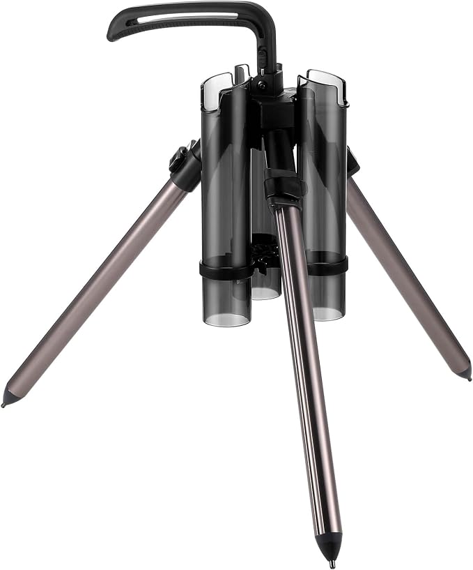 Gisafai Fishing Rod Carrier Foldable Pole Holder Stand 3 Rod Portable Surf - Image 7