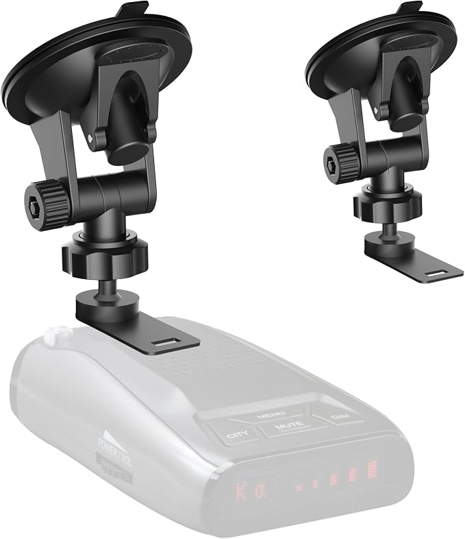 Super Radar Detector Mount, Super Car Windshield, Dashboard Suction Cup Bracket by xsaaczm