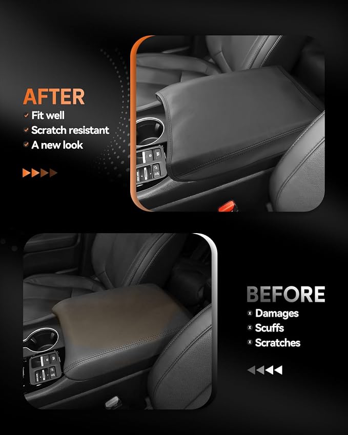 CDEFG for Honda Pilot 2023-2025 Center Console Cover Armrest Box Cover for - Image 3