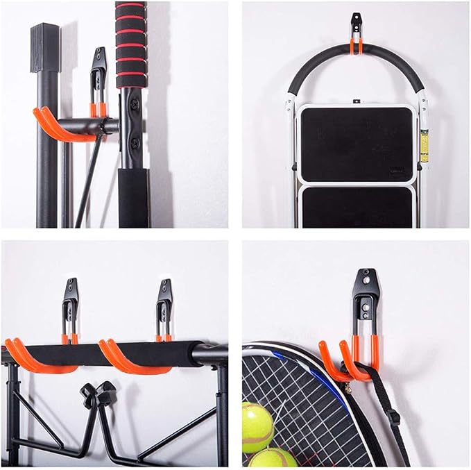 Garage Storage Utility Hooks，Garage Garden Tool Organizer，Steel Wall Mount Hooks - Image 7