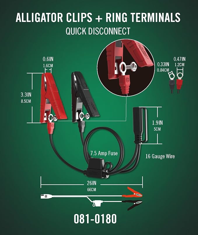Battery Tender 5 AMP Selectable 12V / 24V Battery Charger and Maintainer - Image 5