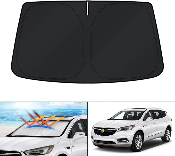KUST Windshield Sun Shade for Buick Enclave Accessories 2018-2024 Custom Fit by KUST
