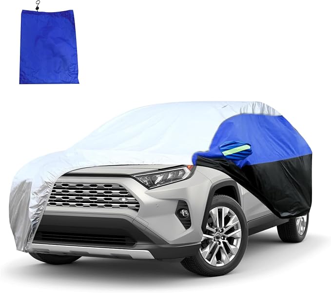 Car Cover for SUV Waterproof All Weather Snowproof UV Windproof Outdoor Full by CheYiBaoCover