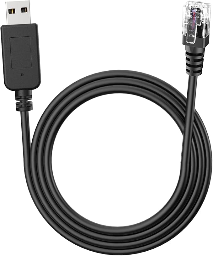 Radar Detector Cable, USB to RJ11 Plug Cable, by Jsvecip