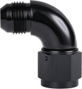 90 Degree 10AN Male to 10AN Female Swivel Full Flow Fitting Adapter Coupler by Podavelle