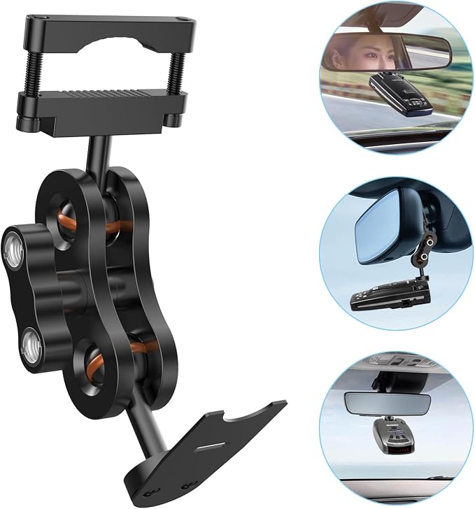 Radar Detector Mount Rearview Mirror Bracket, Car Truck Mirror Radar Mount - Image 2