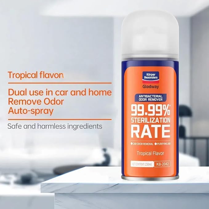 Glodway Whole Car Air Refresher Spray, Odor Eliminator Eliminates Strong - Image 2