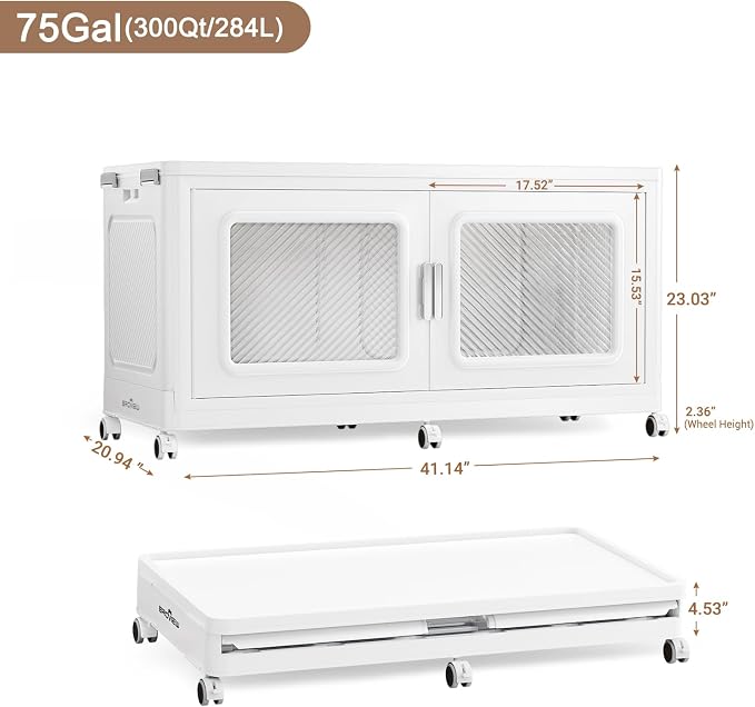 300 Qt Stackable Storage Bin - Image 2
