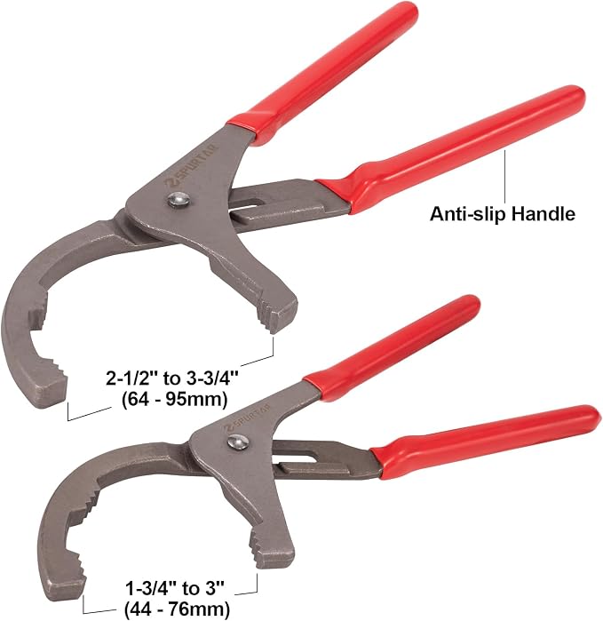 Spurtar Swivel Oil Filter Wrench Set of 7, Adjustable Wrench 2-3/4" to 5-1/4" - Image 7