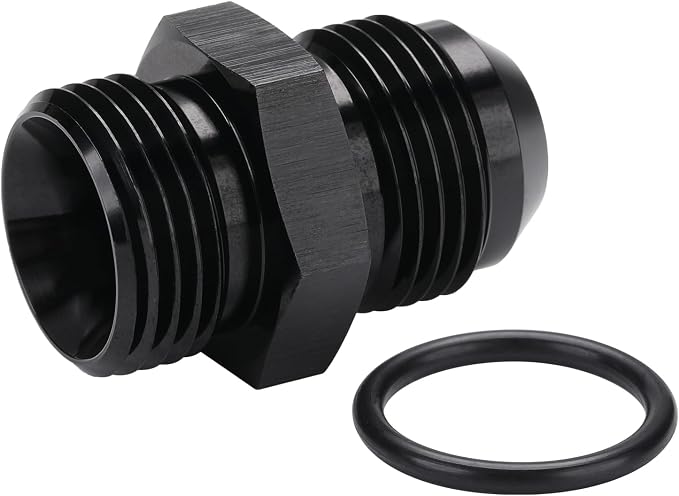 10AN Male Flare to 10AN ORB O-ring Boss Fuel Pump Rail Adapter Fitting Aluminum - Image 5