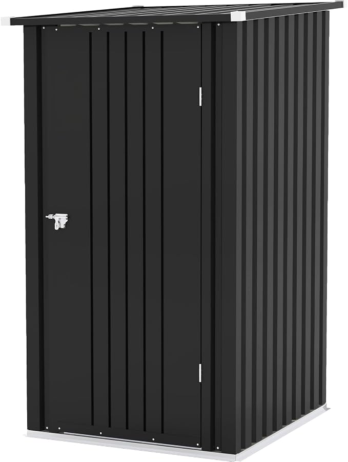 Patiowell 3 x 3 FT Outdoor Storage Shed, Small Garden Tool Storage Shed by Patiowell