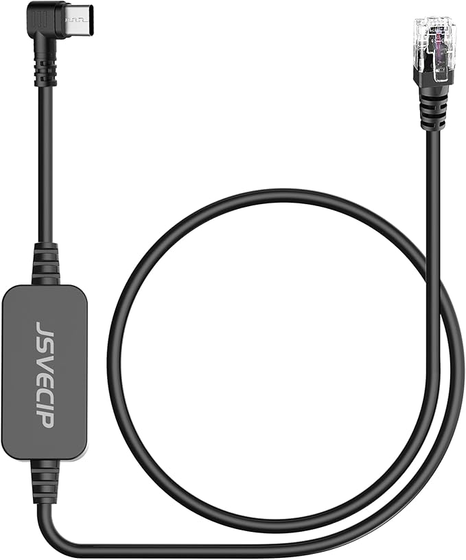 Radar Detector Cable, Type C to RJ11 Plug Cable, by Jsvecip