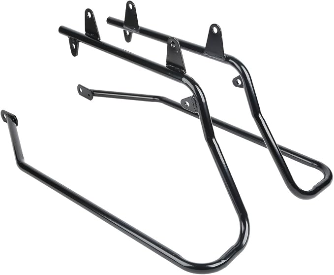 XFMT Hard Saddlebags Saddle Bag Turnk W/Black Conversion Brackets - Image 7