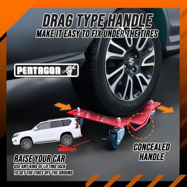 Car Wheel Dolly Set of 4 - Image 6