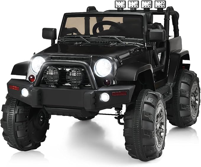 Costzon Ride On Car, 12V Battery Powered Electric Ride On Truck w/Parental by Costzon