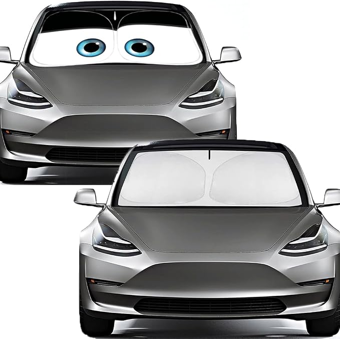 Gven Windshield Sun Shade for Tesla Model Y/3 Accessories 2025 Car Front Window - Image 7