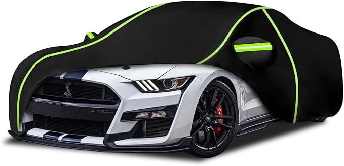 6 Layers Full Car Cover for 1994-2024 Ford Mustang by BENDCOKO