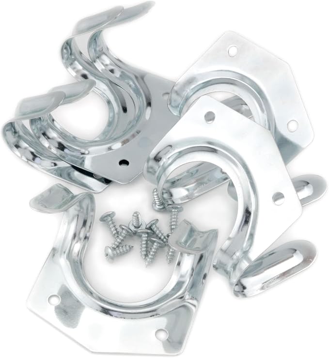 5PCS Garage Hooks Tool Organizer Wall Mounted Double Tool Hanger Hooks Set - Image 3
