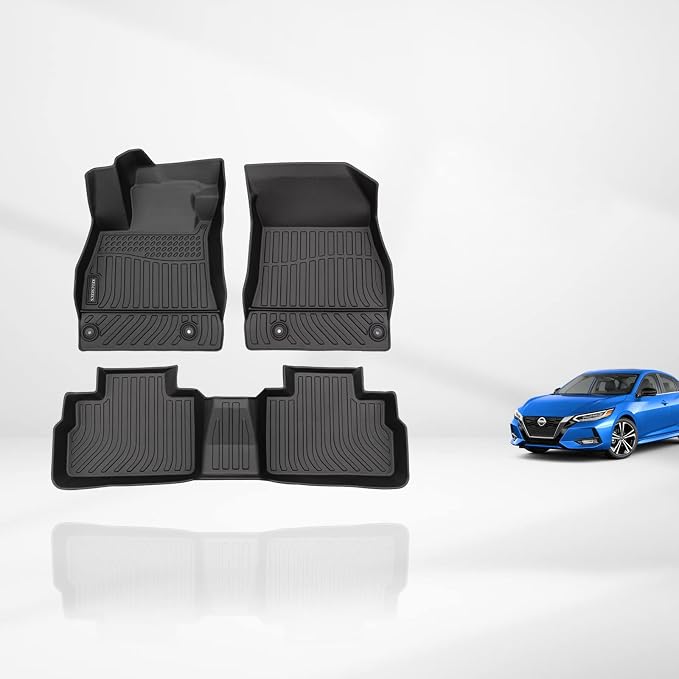 KELCSEECS Floor Mats Custom for Nissan Sentra 2025 2024 2023 2022 2021 2020 by KELCSEECS