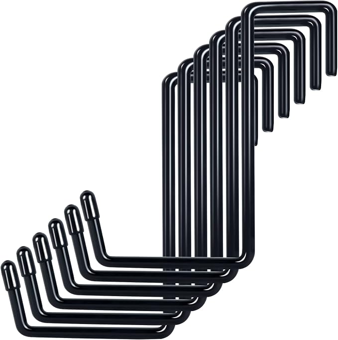 Large Vinyl Coated Heavy Duty Garage Storage Utility Hanging Hooks by Zacool