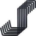 Large Vinyl Coated Heavy Duty Garage Storage Utility Hanging Hooks by Zacool
