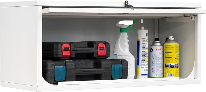 Metal Storage Cabinet White Wall Cabinets by Fesbos