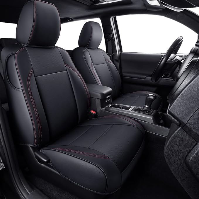 LUCKYMAN CLUB Tacoma Custom Fit Seat Covers by LUCKYMANCLUB