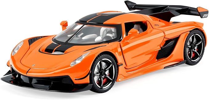 Toy Cars Model Jesko 1/22 Diecast Metal Sports Toy Cars by SASBSC