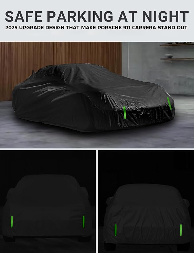 Proadsy 2025 Upgrade Car Cover for Porsche 911 Carrera 1998-2024 2025, - Image 5