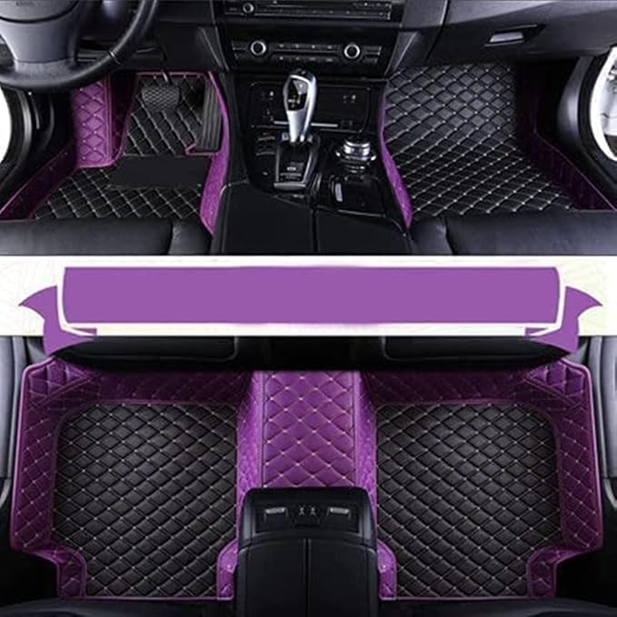 Custom All-Weather Protection Luxury Leather Floor Mats - Image 2