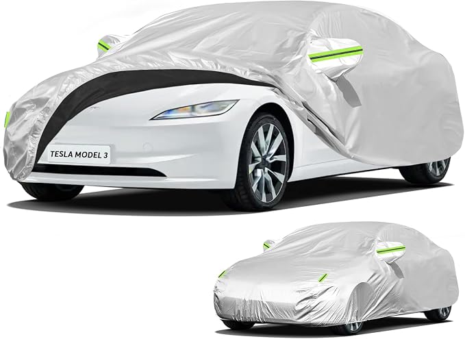Custom Fit Car Cover for Tesla Model 3, All-Weather Protection, Anti-Scratch by GORDITA