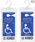Handicap Parking Placard Holder, Ultra Transparent Disabled Permit Protective by TBTbuymax