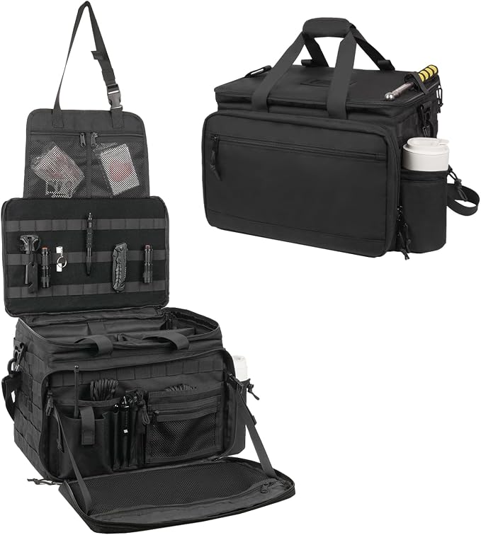 Patrol Bag Law Enforcement, Police Gear Car Front Seat Vehicle Organizer Bags by Tidyyourlife