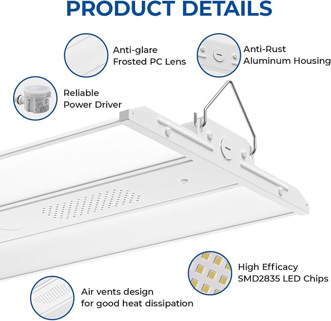 CINOTON 2FT 165W/110W/80W LED Shop Light - Image 7
