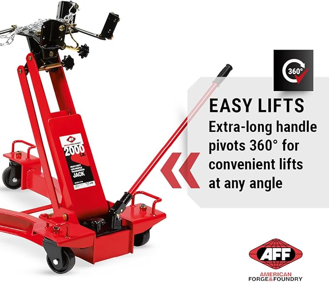AFF Low Profile Manual Hydraulic Transmission Jack - Image 6