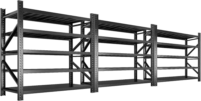 Metal Garage Shelving Heavy Duty, 5-Tier Adjustable Wire Storage Garage Shelves by Koestem