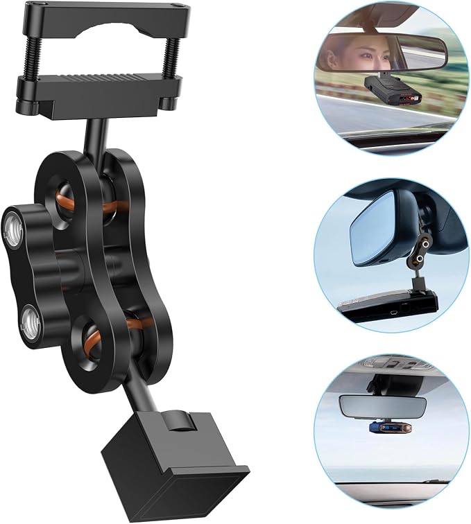 Radar Detector Mount Rearview Mirror Bracket, Car Truck Mirror Radar Mount - Image 2