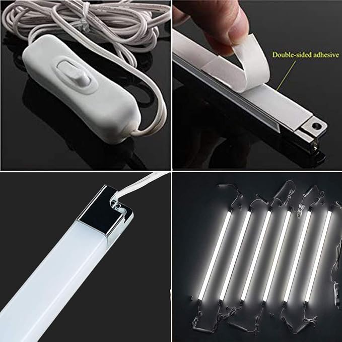 Led Light Strips Kit, 12’’ Linkable Light Bars + Rocker Switch + UL Power - Image 7