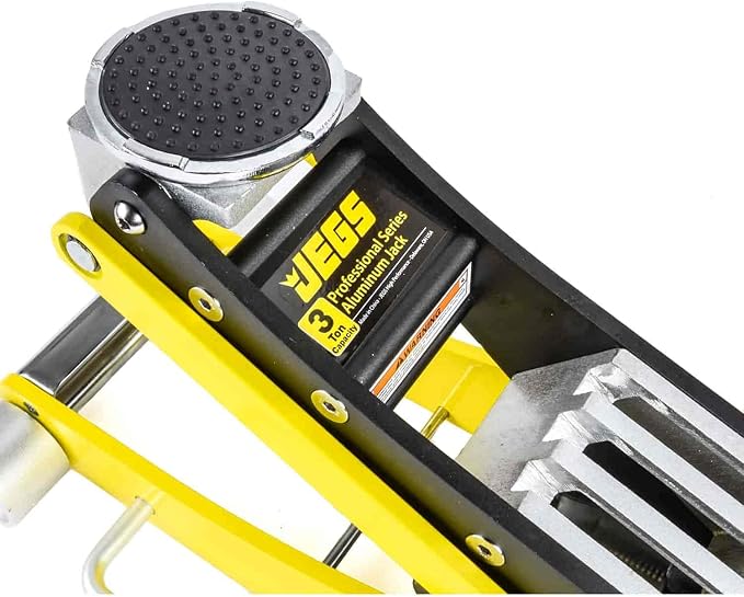 JEGS Professional Low-Profile 3-Ton Aluminum Floor Jack | 3 ½ Inch Minimum - Image 4