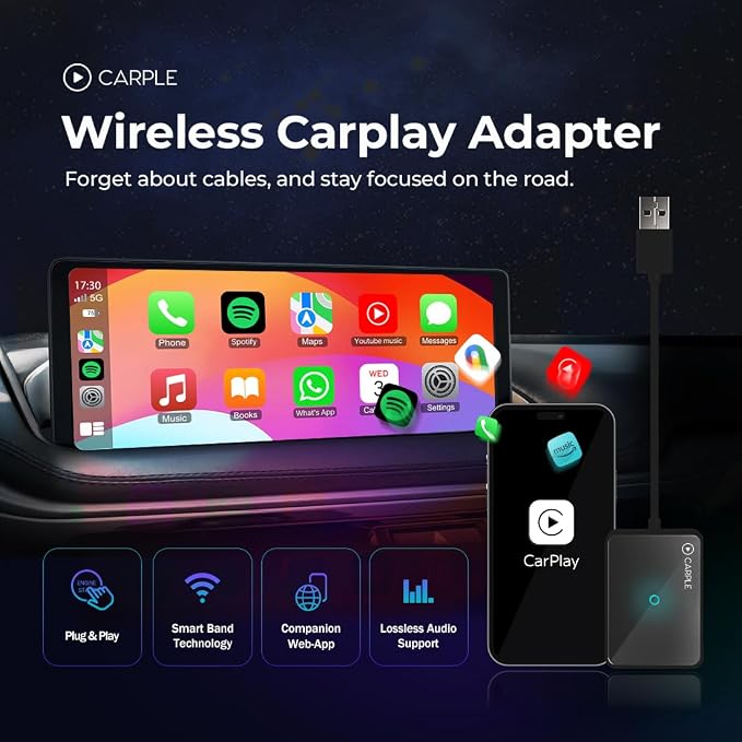 Wireless Carplay Adapter with Web App and OTA Updates, Convert Wired to - Image 2