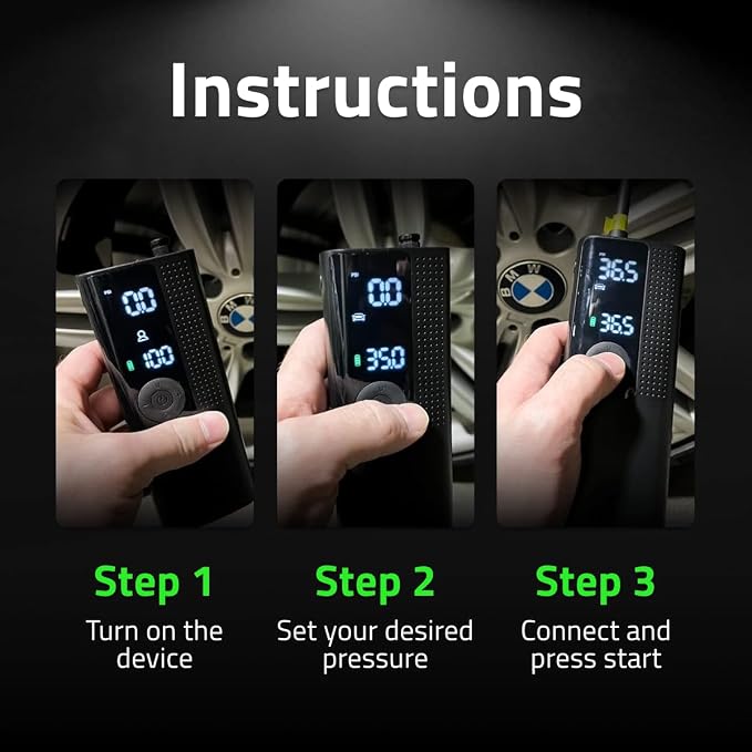 Airmoto Tire Inflator Portable Air Compressor - Image 5