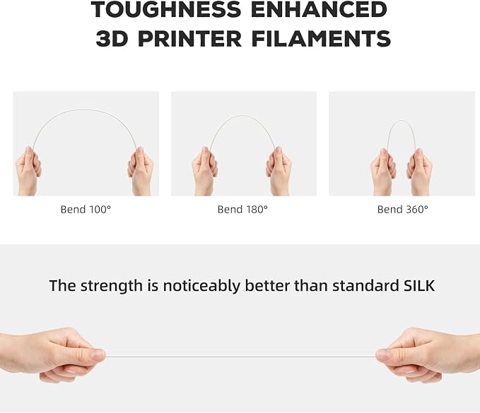 FLASHFORGE PLA Filament 1.75mm, 3D Printer Filament 1kg Spool, Dimensional - Image 4