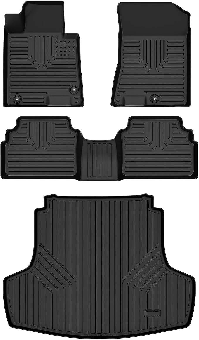 Wayhigh-All Weather Floor Mats and Cargo Liner Set Fit by Wayhigh