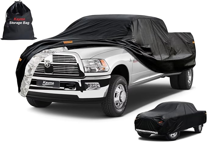 Kayme Truck Cover Custom Fit Dodge Ram 2500/3500 Crew Cab Short Bed. Full by kayme