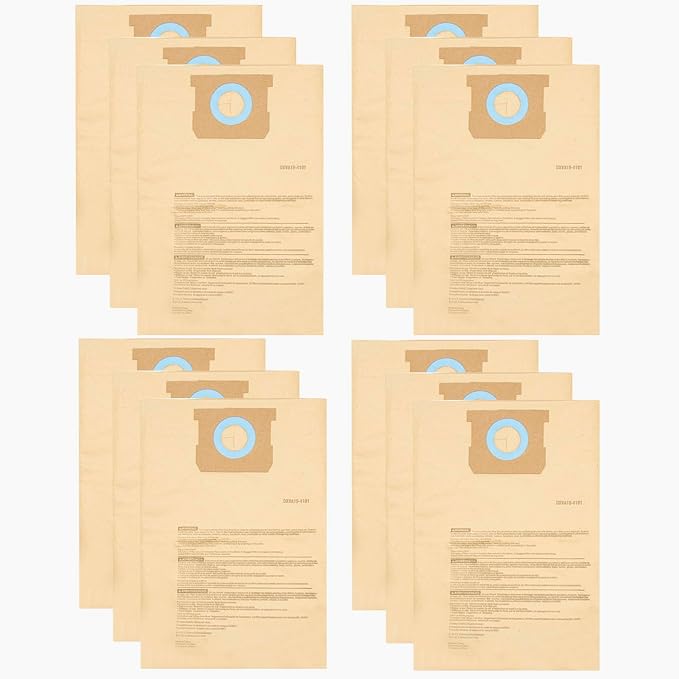 12 Pack DXVA19-4101 Dust Bag Compatible - Image 8