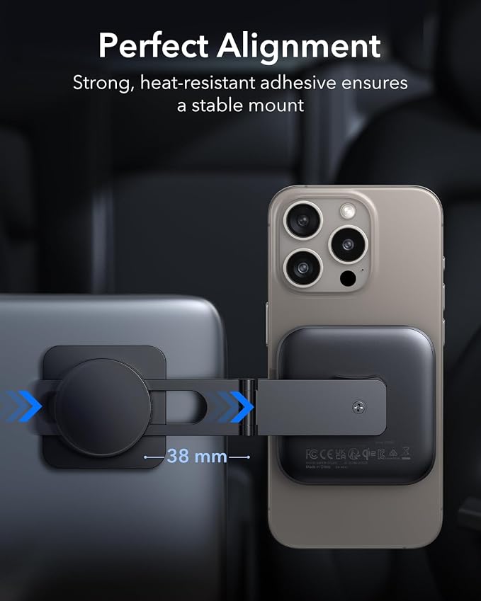 ESR for MagSafe Car Mount Charger, Foldable Dashboard Magnetic Wireless Car - Image 8