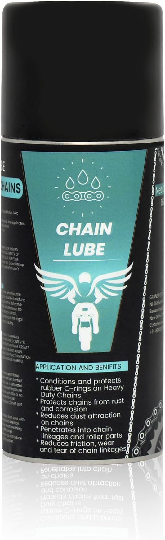 GRAND PITSTOP Chain Cleaner, Degreaser 160ml and Chain Lube, 160ml Motorcycle - Image 5