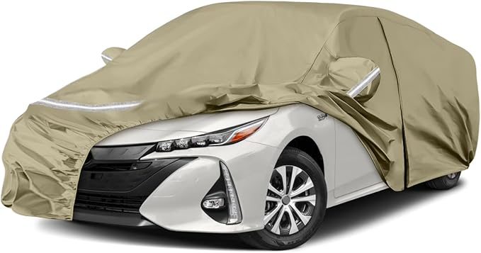 Waterproof Car Covers Replace for 2004-2025 Toyota Prius, Windproof Bands for by SPORTULI