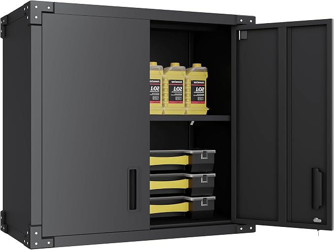 Garage Wall Cabinet, Metal Wall Cabinet by VIYET