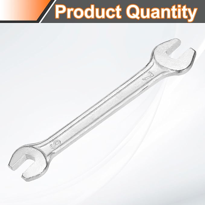 HARFINGTON Double Open End Wrench 6mm x 7mm Metric 15 Degree Offset Angle Small - Image 3